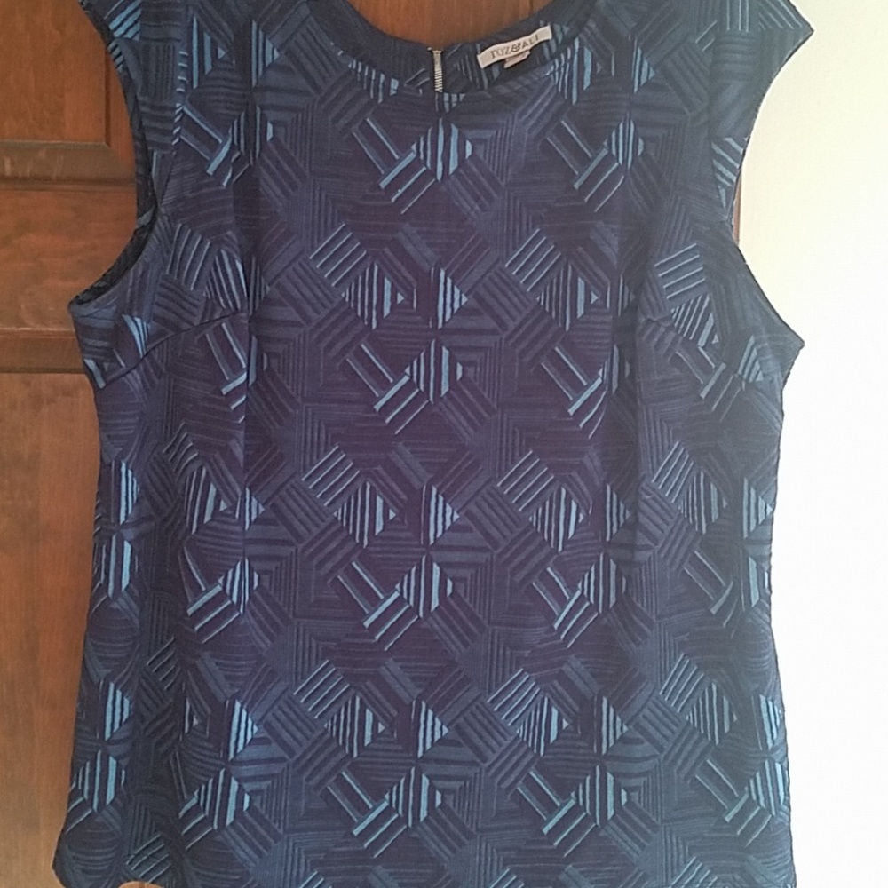 Blue dress top